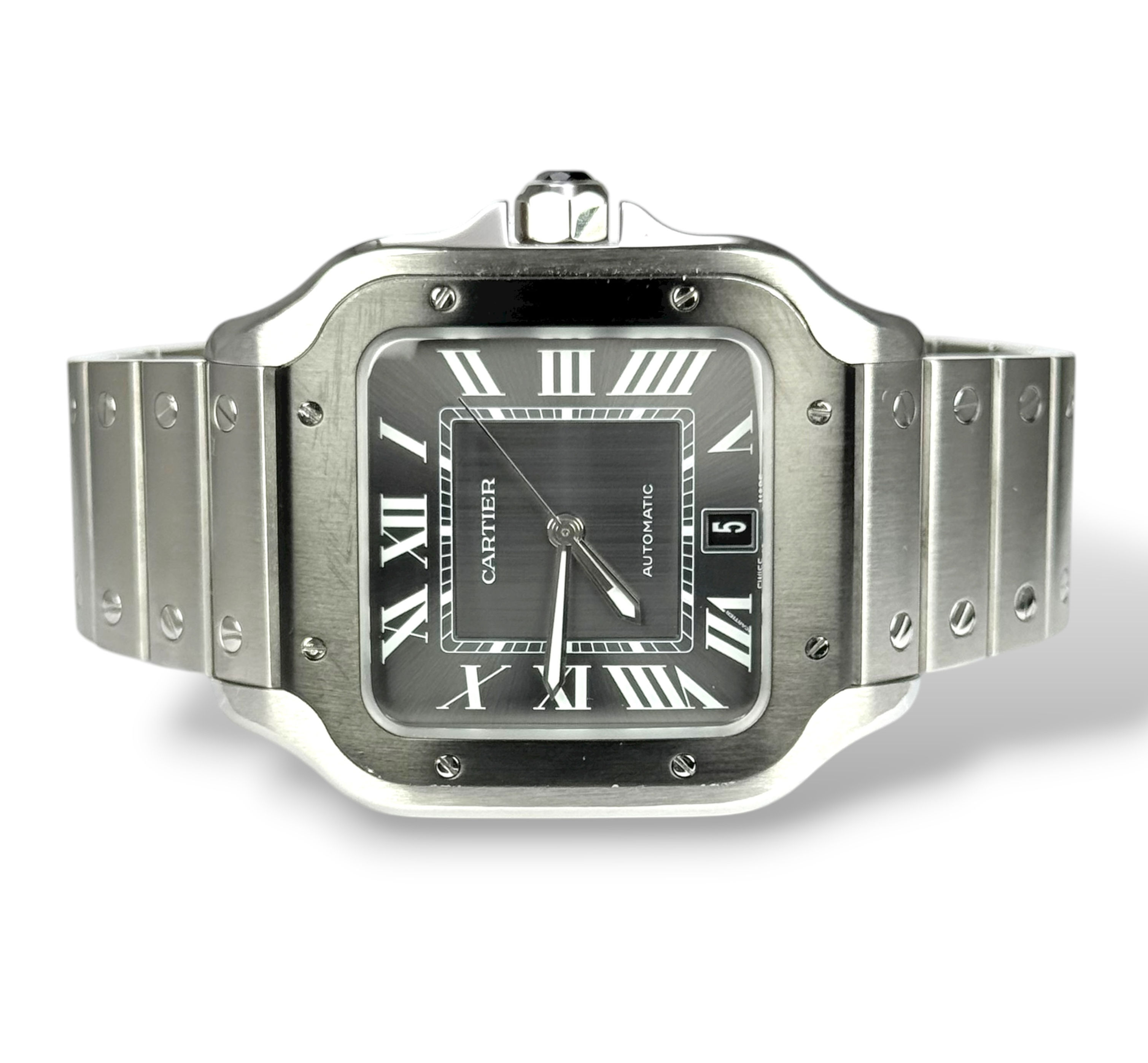 CARTIER 2022 Santos De Cartier, WSSA0037, with Rubber Strap, Box & Papers