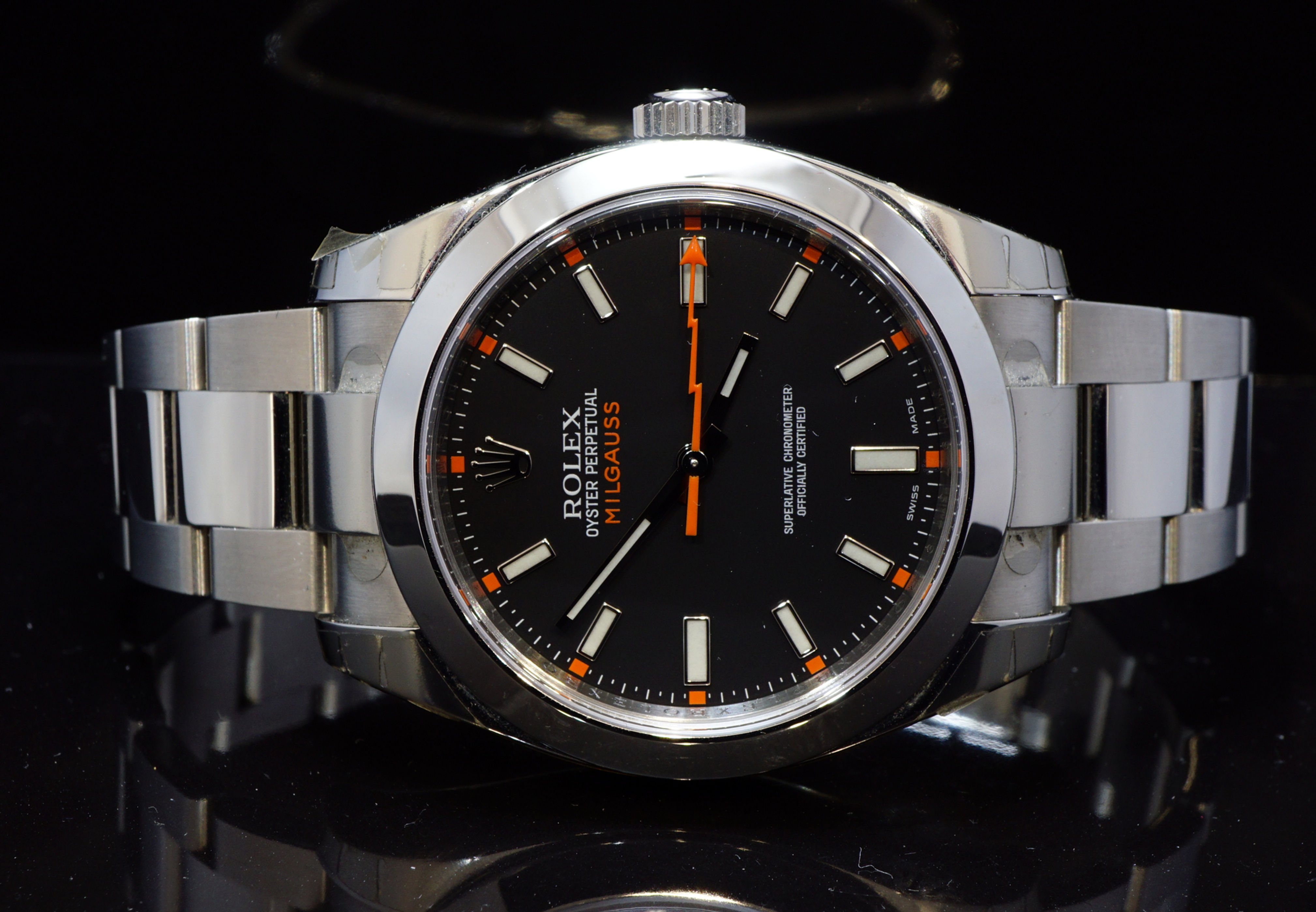 ROLEX 2015 Milgauss, UNWORN, 116400, Box & Papers
