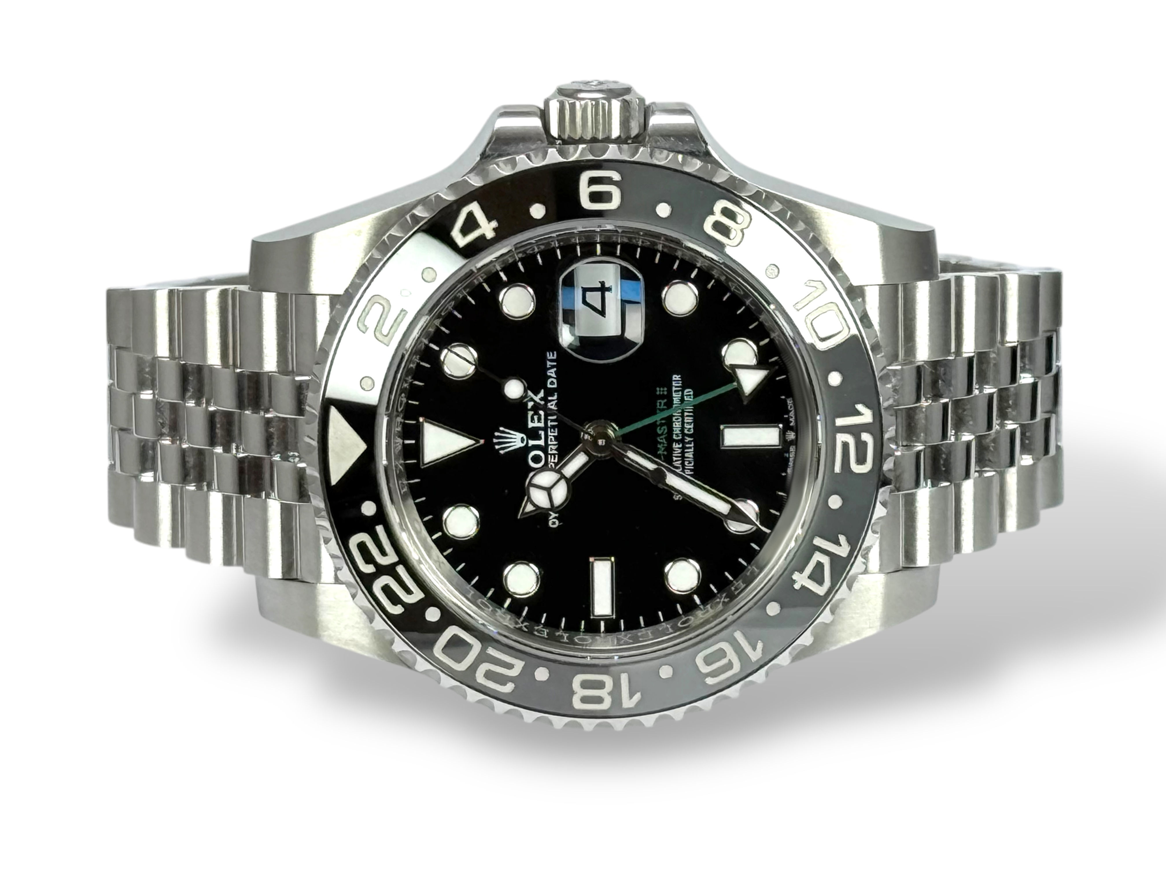 ROLEX 2024 GMT Master II "Bruce Wayne", 126710GRNR,  Jubilee, Box & Papers