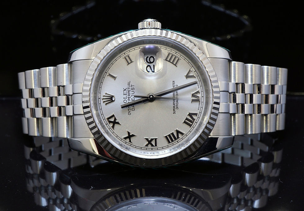 ROLEX 36mm Datejust 116234, Steel, Serviced by Rolex 10/16, MINT, B & P