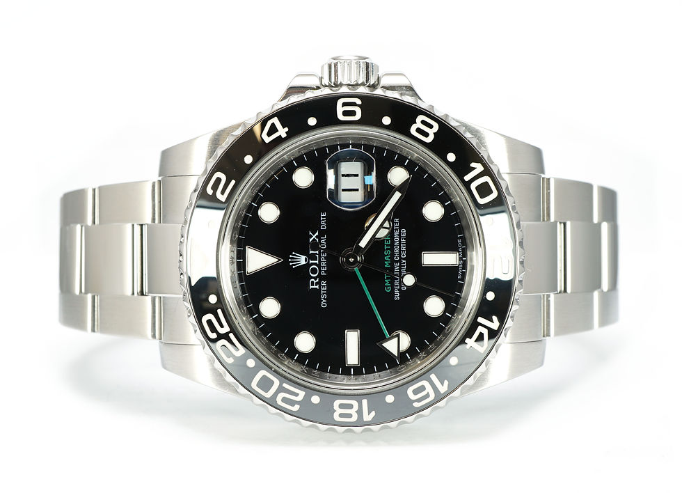 ROLEX 2009 GMT Master II, 116710LN, Ceramic Bezel, Box & Papers