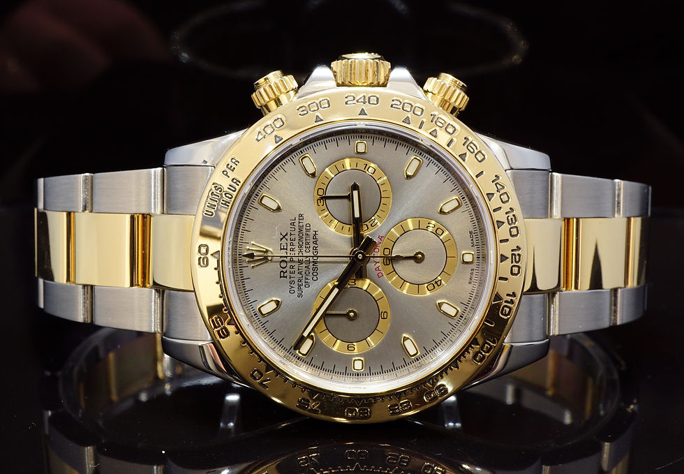 ROLEX 2016 Daytona, Steel & Gold, Silver Dial,116503, Box & Papers