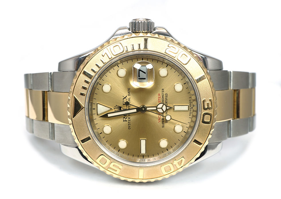 ROLEX 2007 Yacht-Master 40, 16623, Steel & Gold, Champagne, Boxed