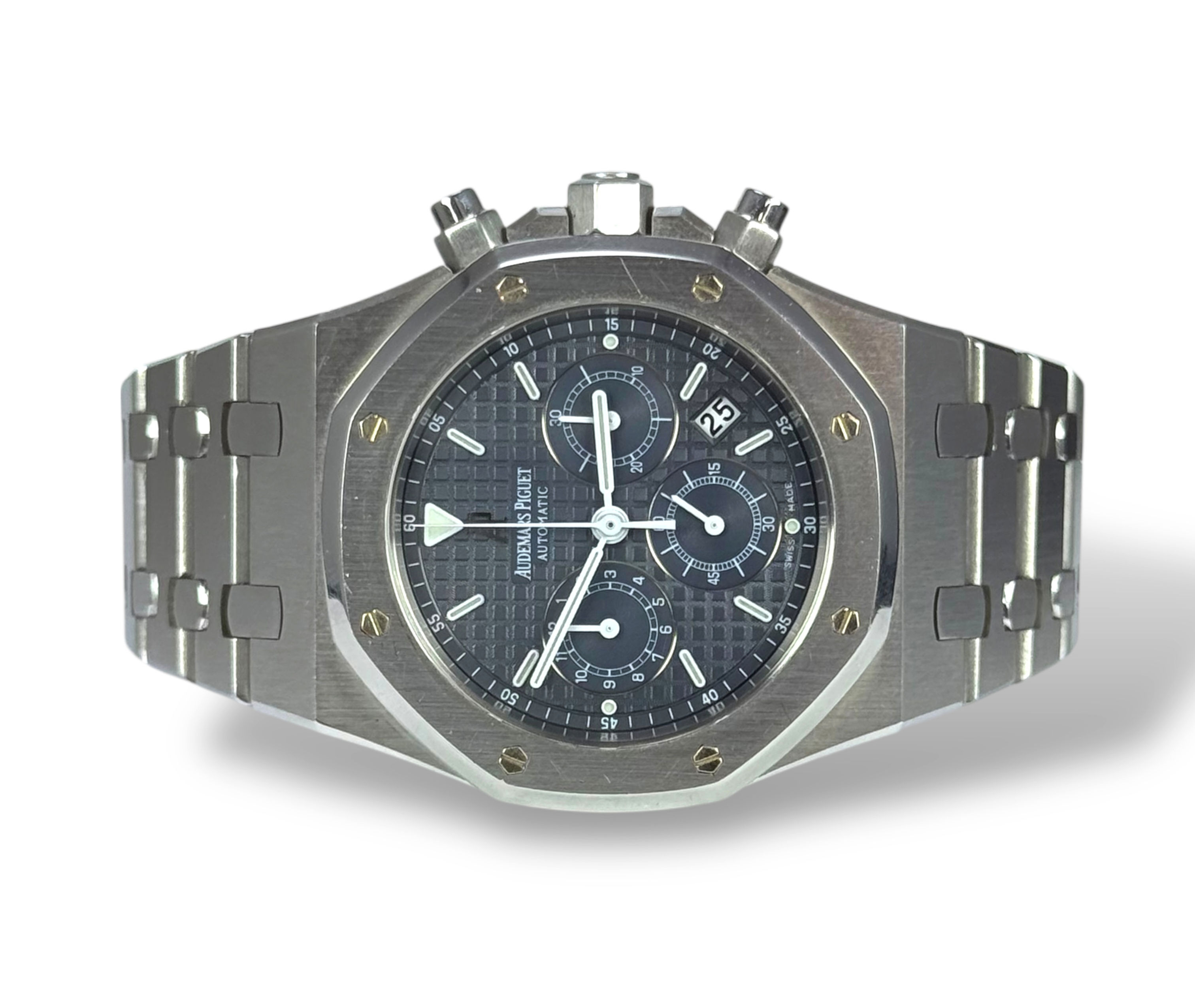 AUDEMARS PIGUET Royal Oak, 25860ST, Kasparov, Blue Dial, Boxed