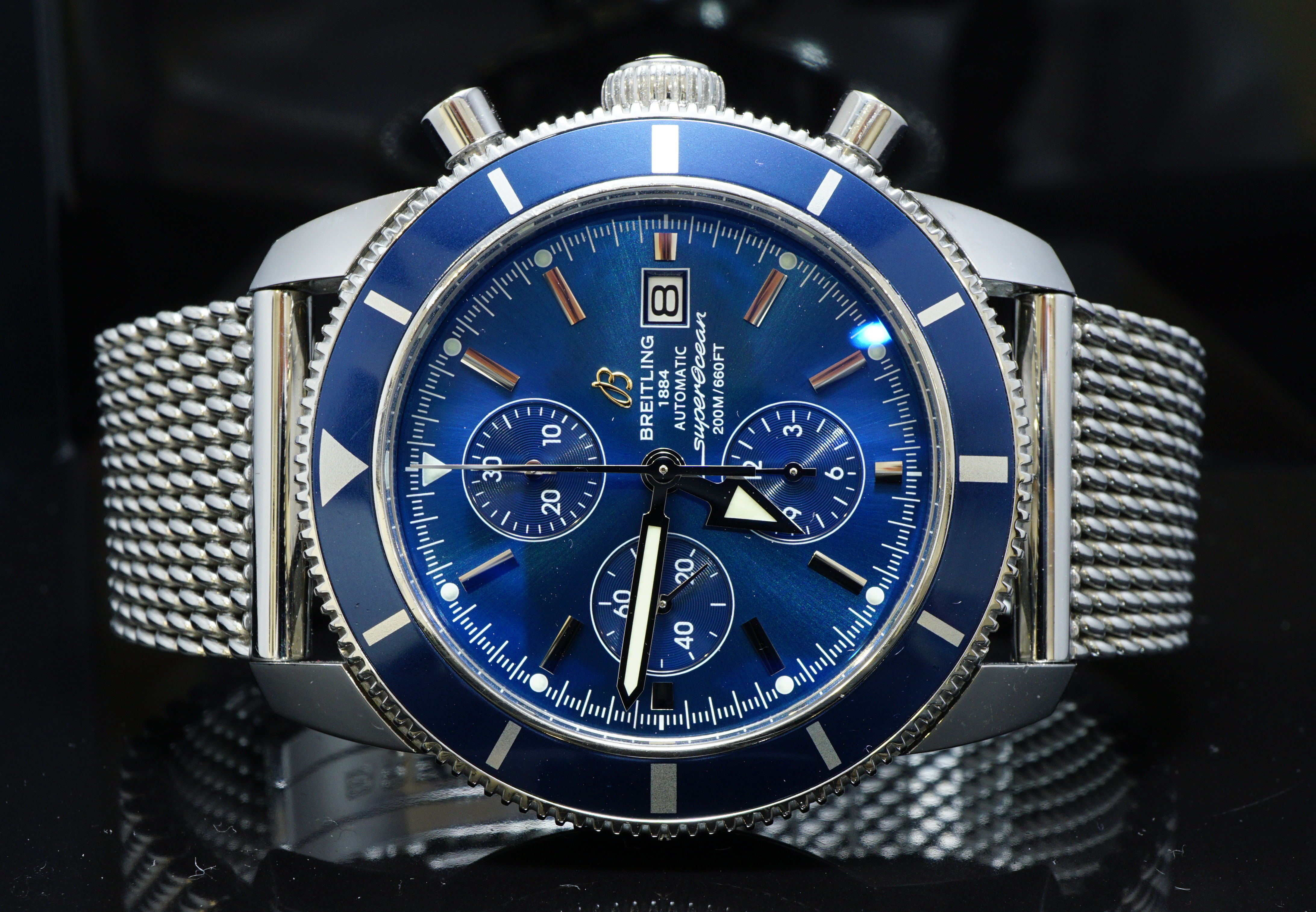 BREITLING 2008 Superocean Heritage, A1332016, MINT, Box & Papers