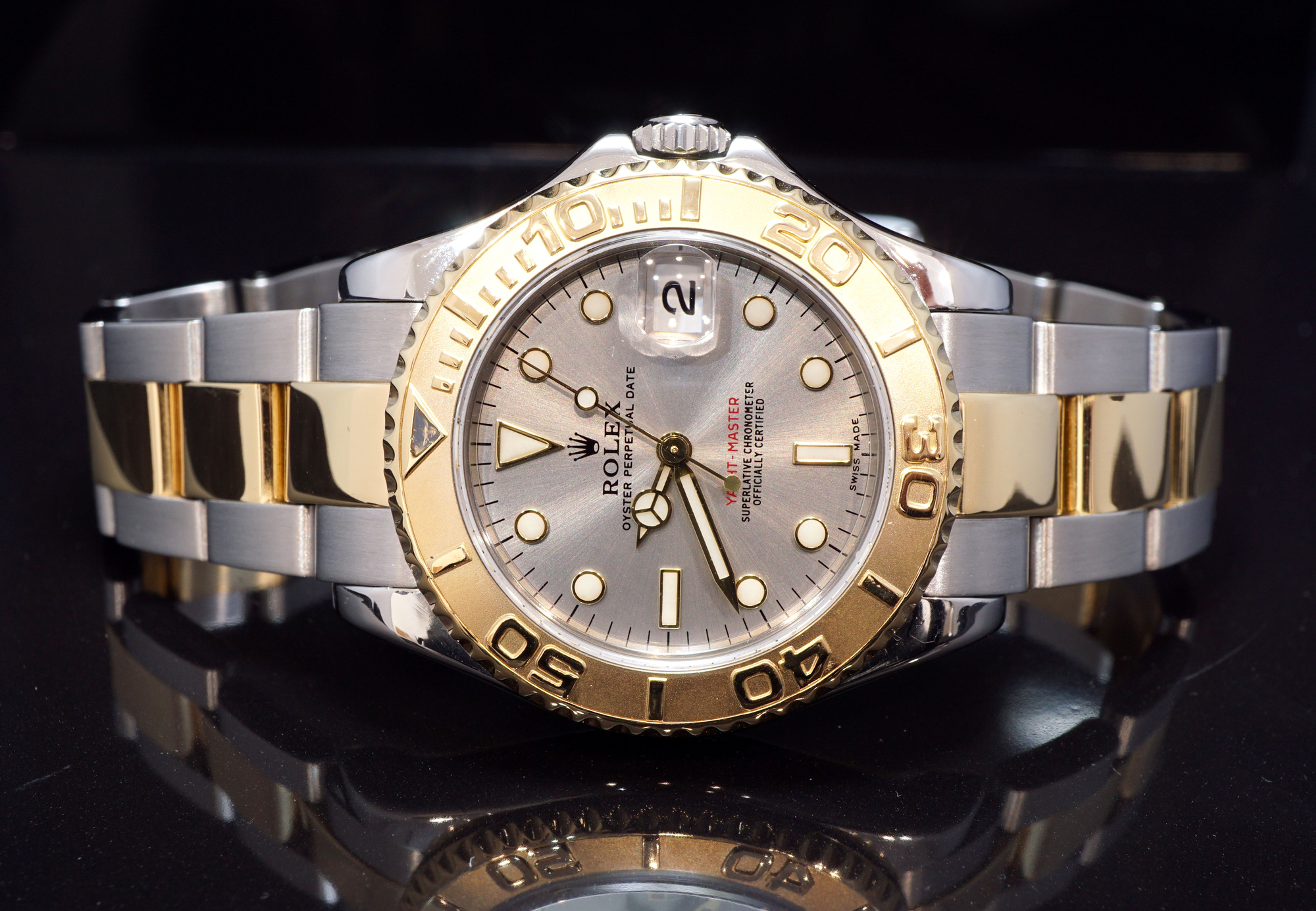 ROLEX 2000 Yacht-Master 35, Steel & Gold, 68623, Box & Papers