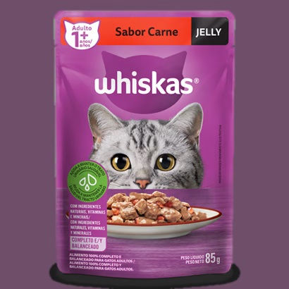 Miniatura: Whiskas Jelly - Ração Úmida para Gatos Adultos