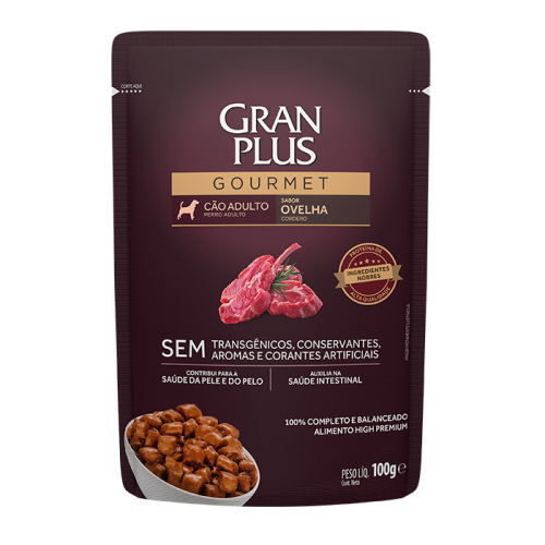 Miniatura: GranPlus Gourmet - Ração Úmida para Cães Adultos