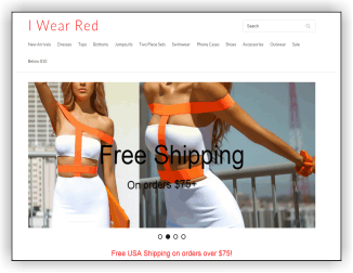 i wear red