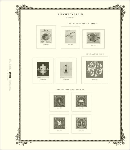 Thumbnail: 2022 Scott Liechtenstein Supplement #73