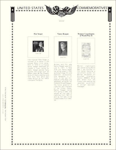 Thumbnail: 2022 Minkus US Commemorative Issues