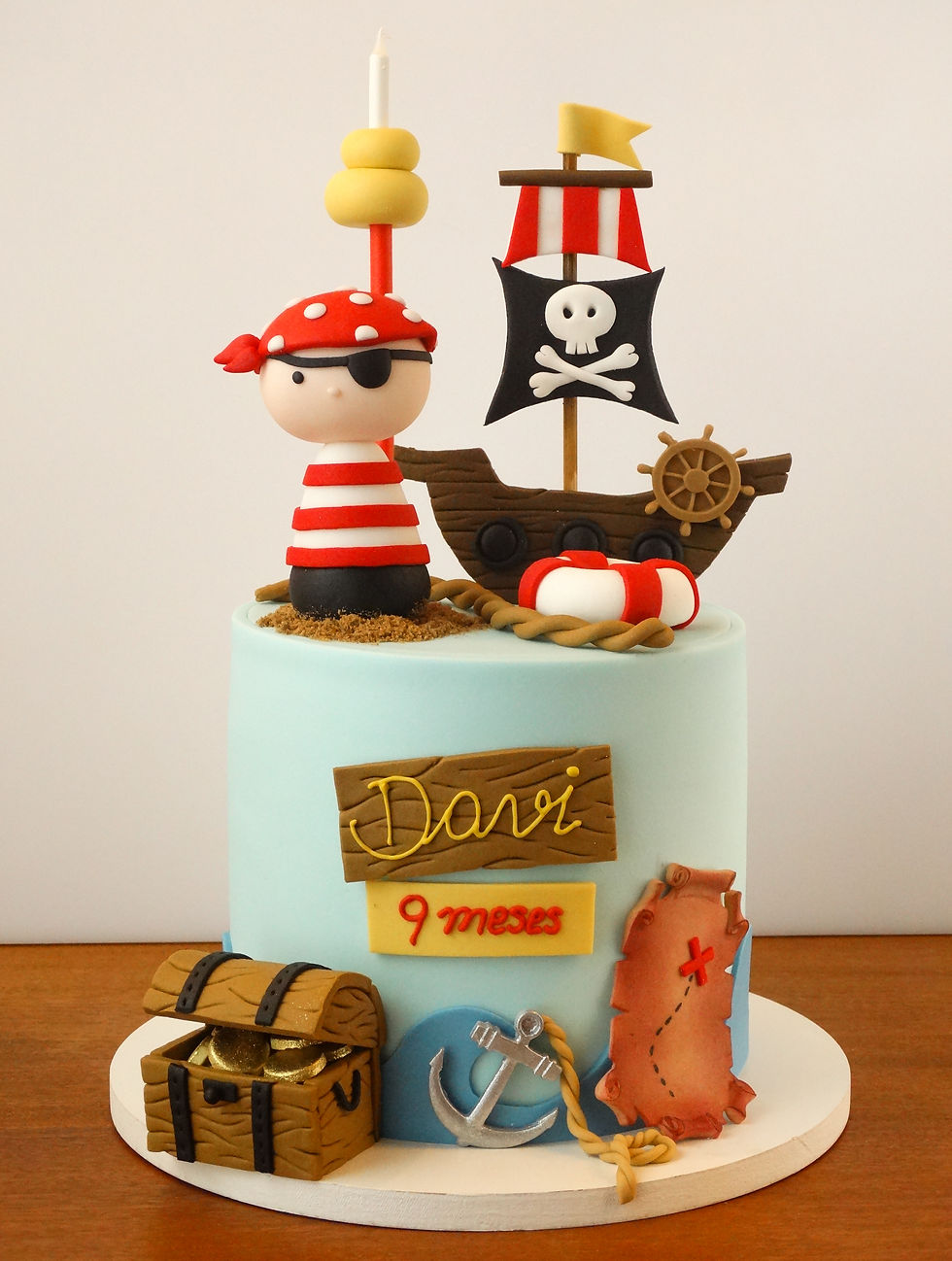 Bolo Mesversário - Pirata