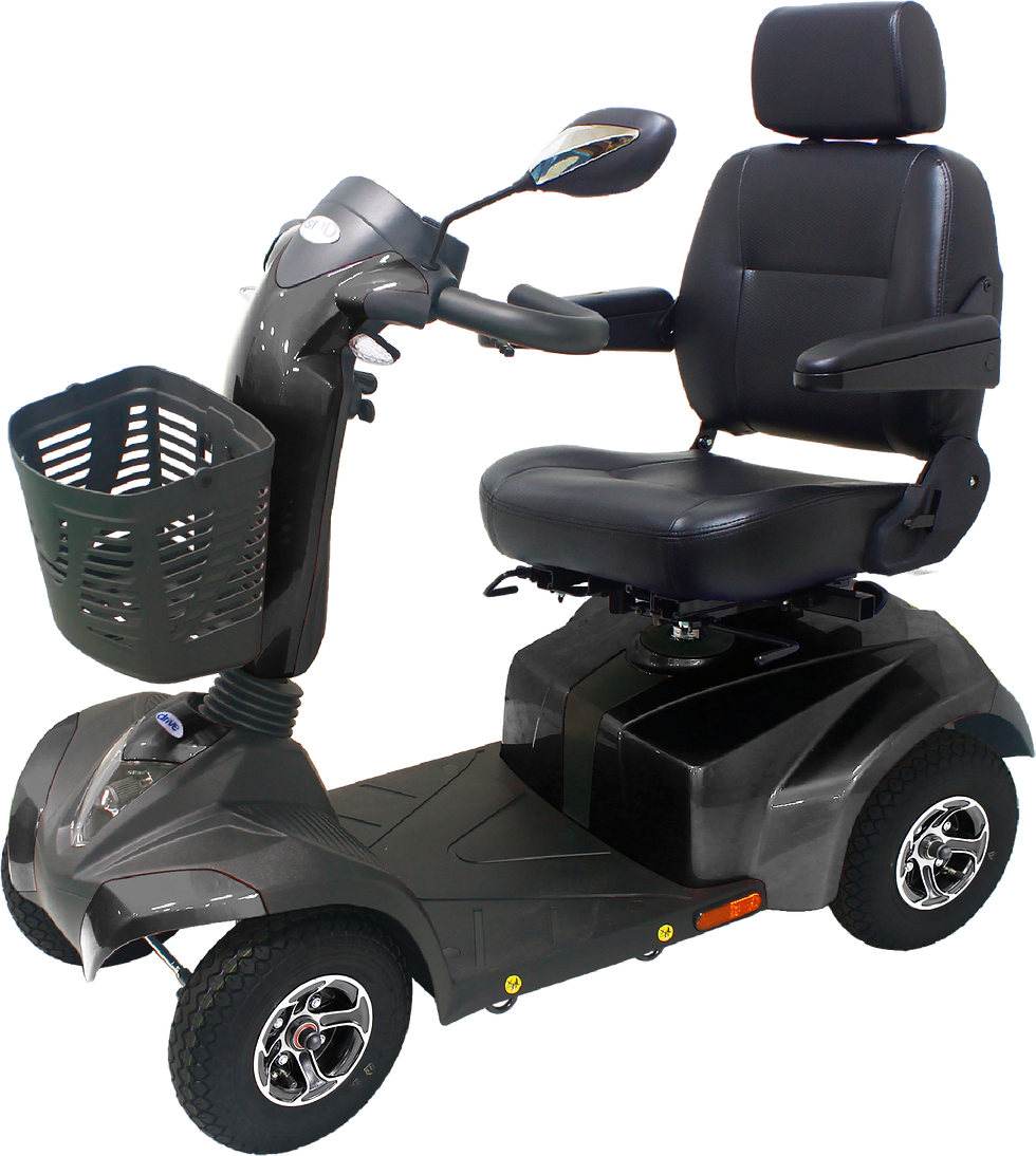 Seniorenmobil Elektromobil Drive Medical Tourer Plus Anthrazit Vollansicht