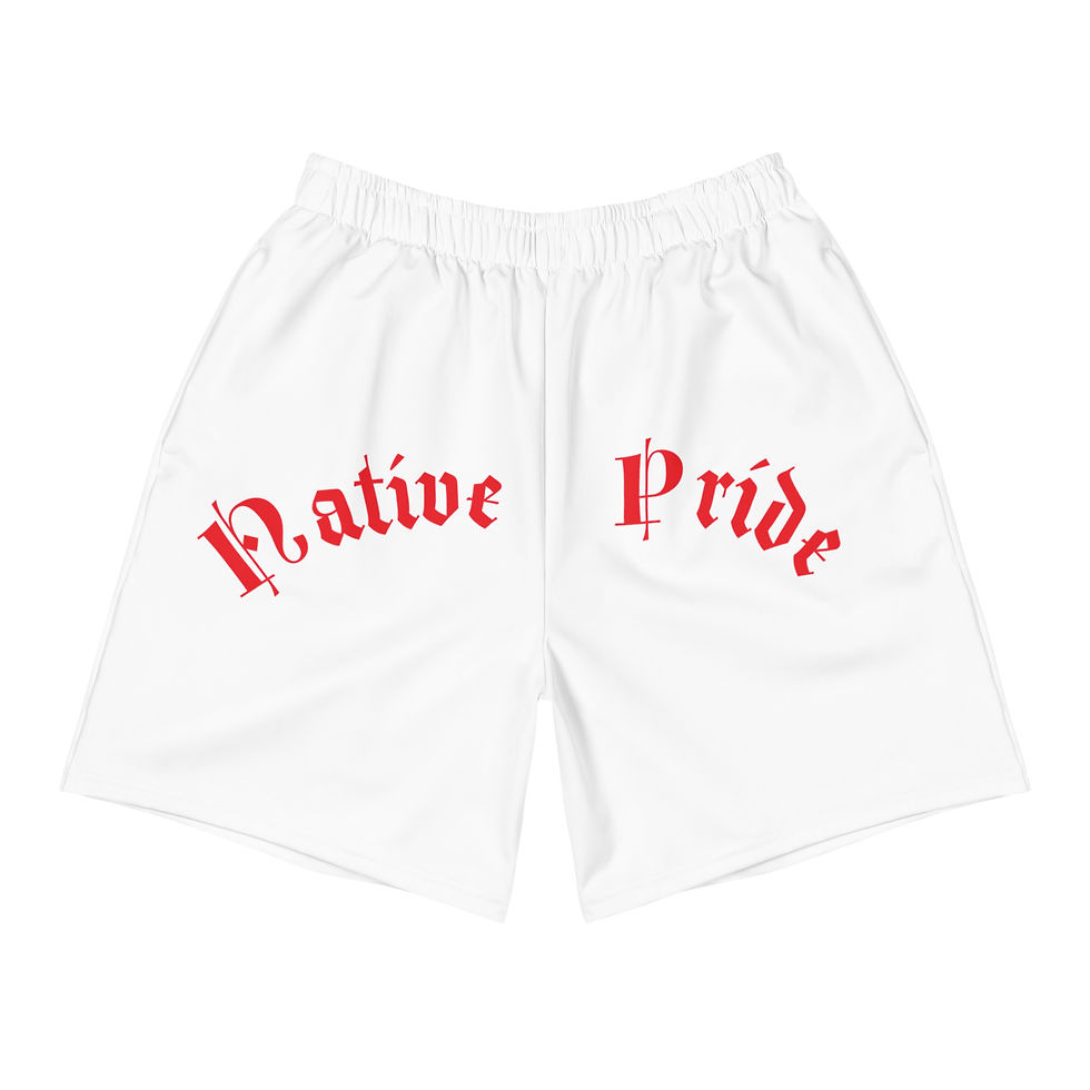 "NATIVE PRIDE" Men's Recycled Athletic Shorts