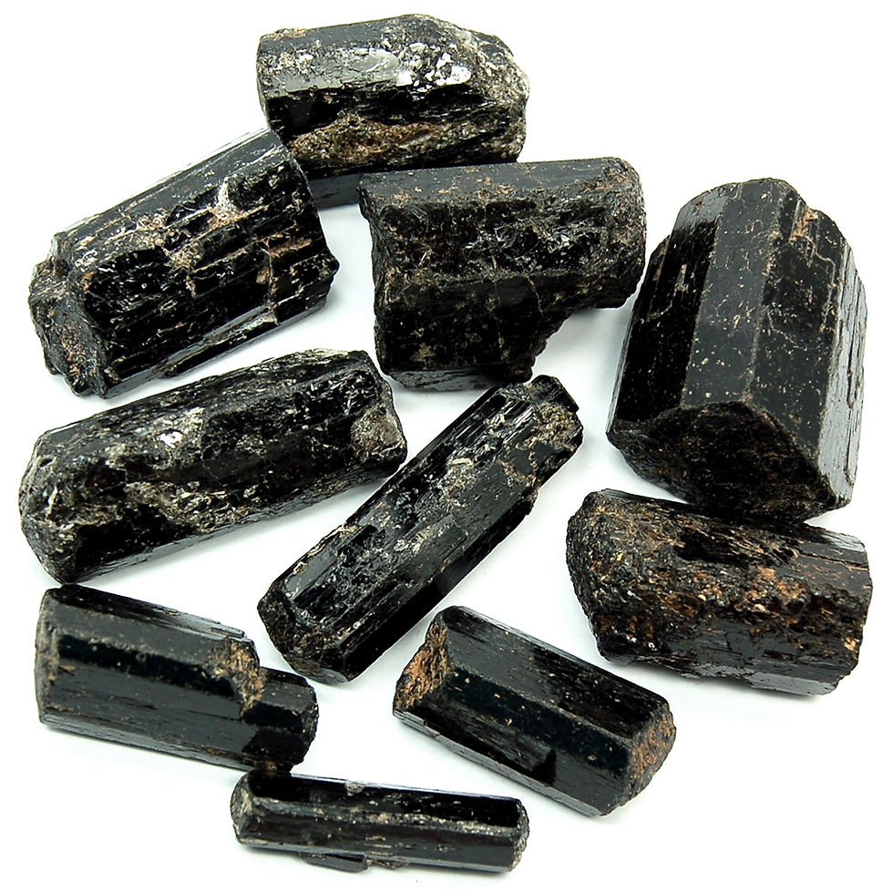 Миниатюра: Black Tourmaline Chunks (Raw)