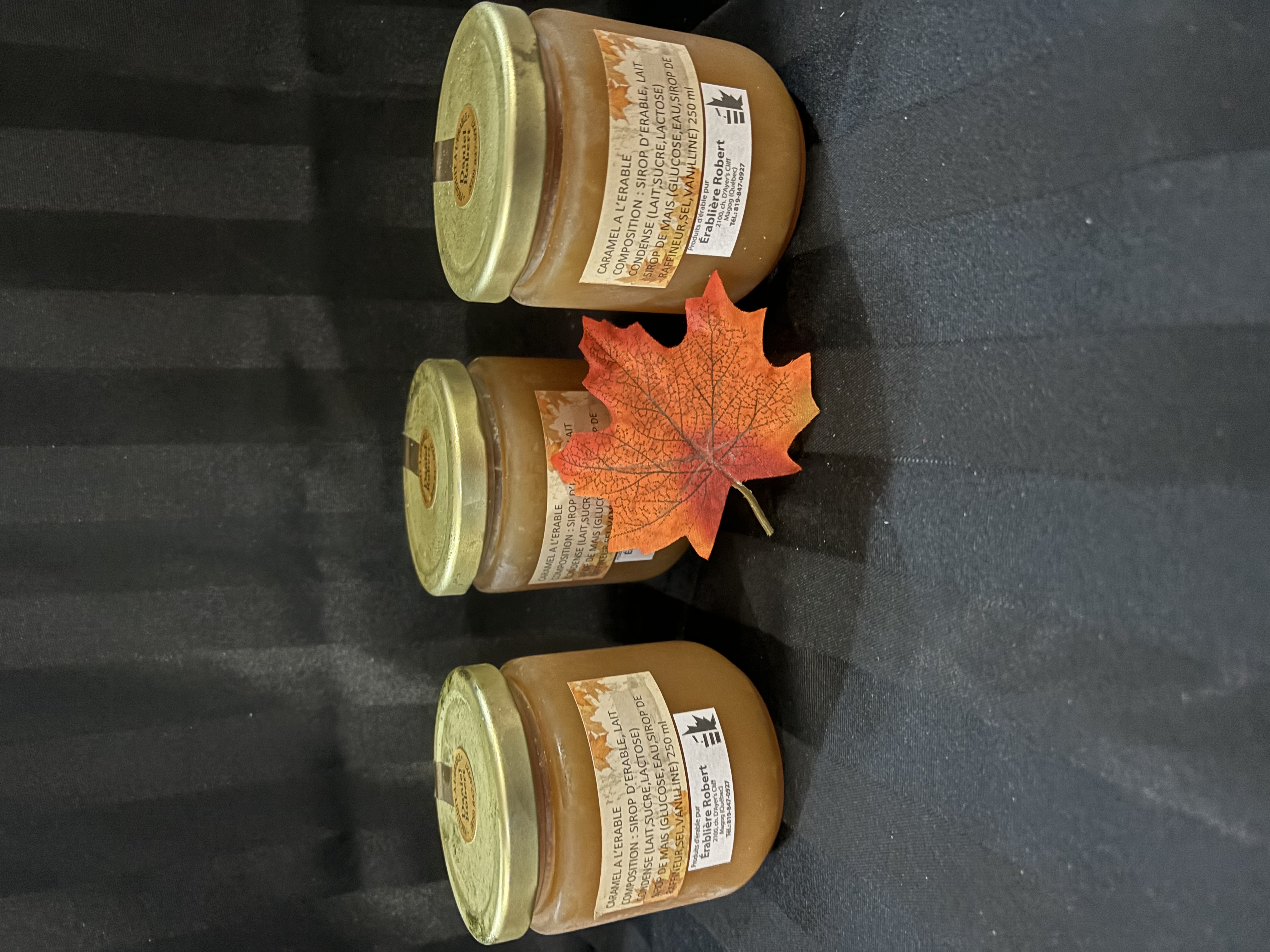 Caramel à l'érable