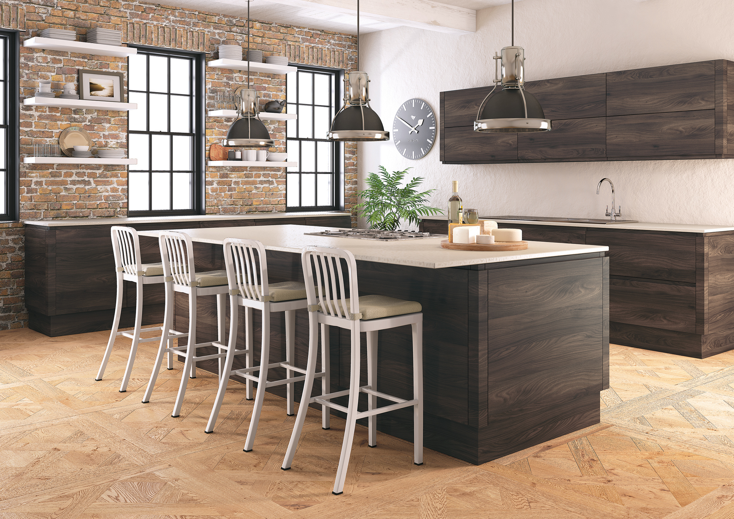 Malton Lava Elm Kitchen