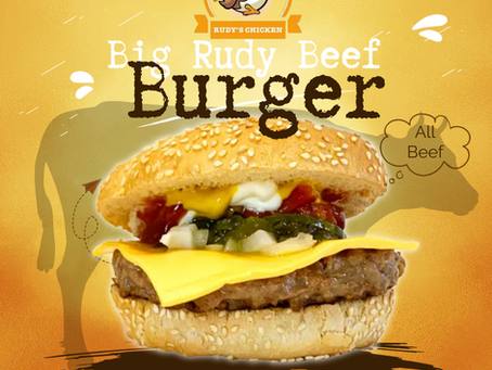 Big Rudy Beef Burger at Rudy's Chicken Charlottetown