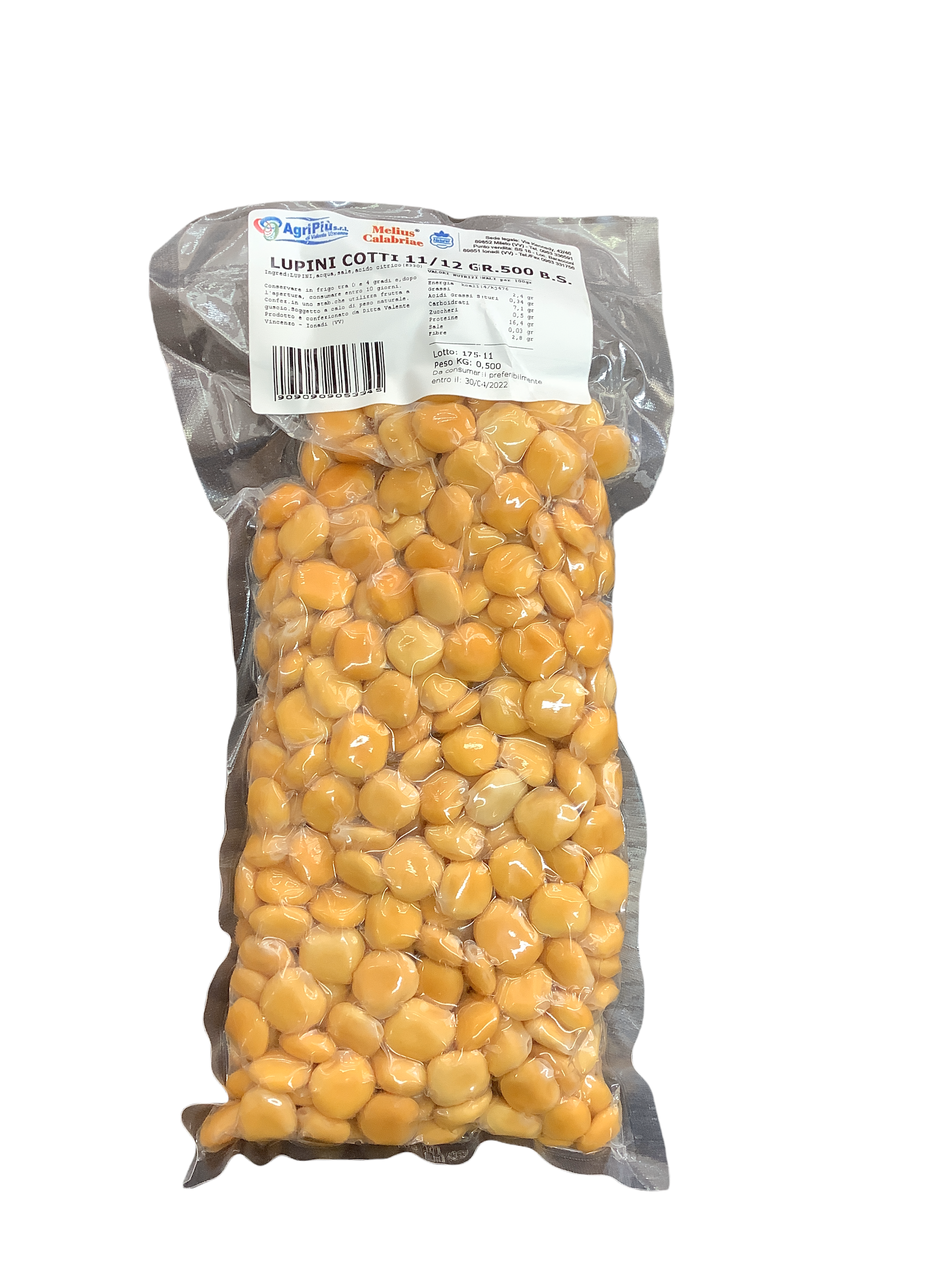 Lupini Cotti 11/12 500gr