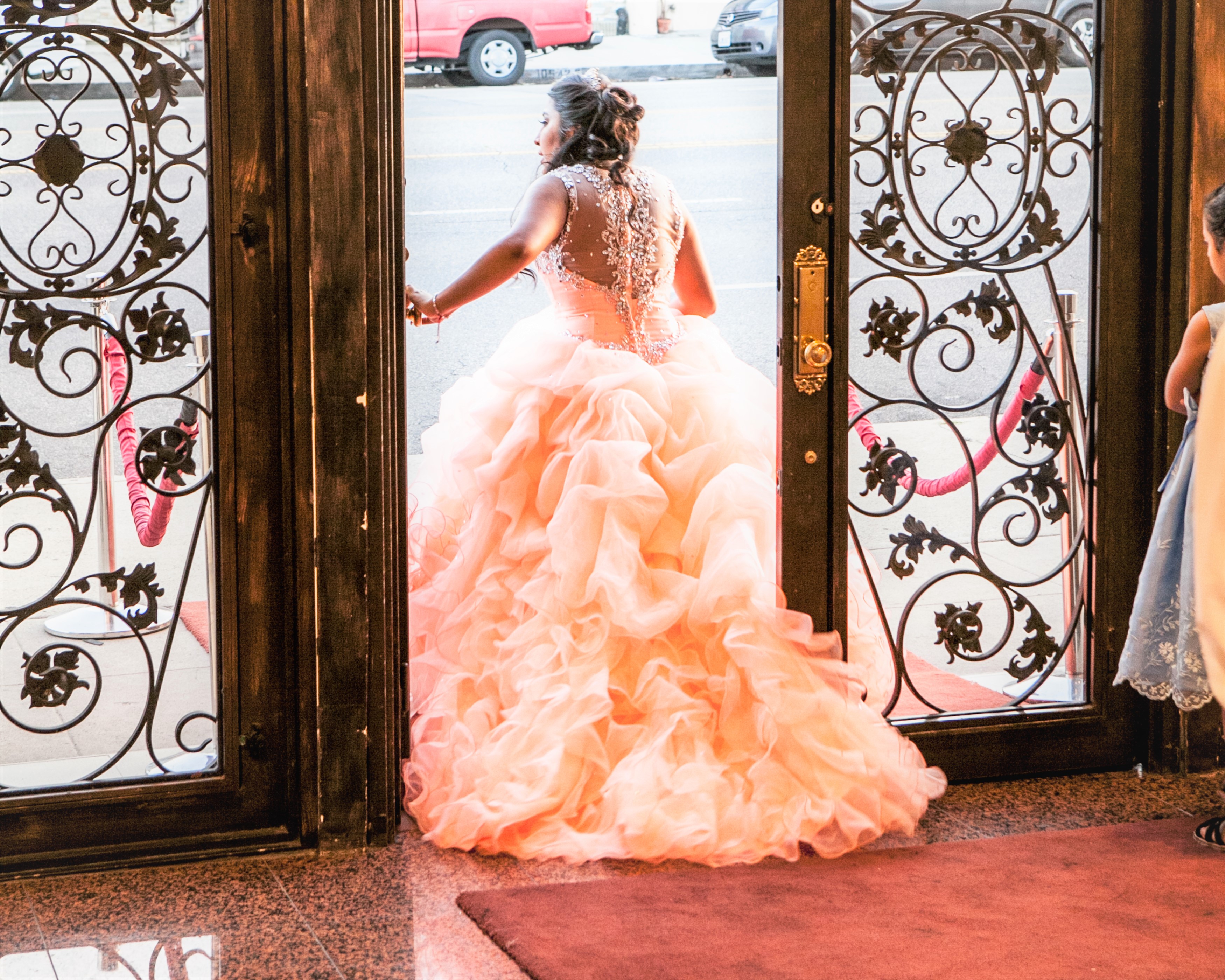 Coral Dress_Sabrina's Quinceañera