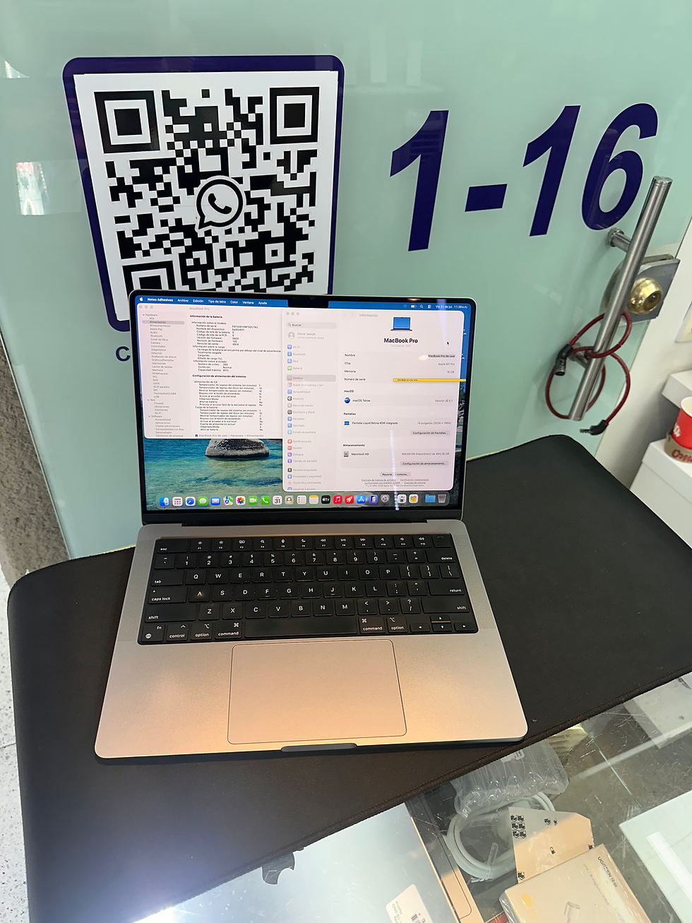 Miniatura: MACBOOK PRO 14" M1 PRO 16GB 500SSD
