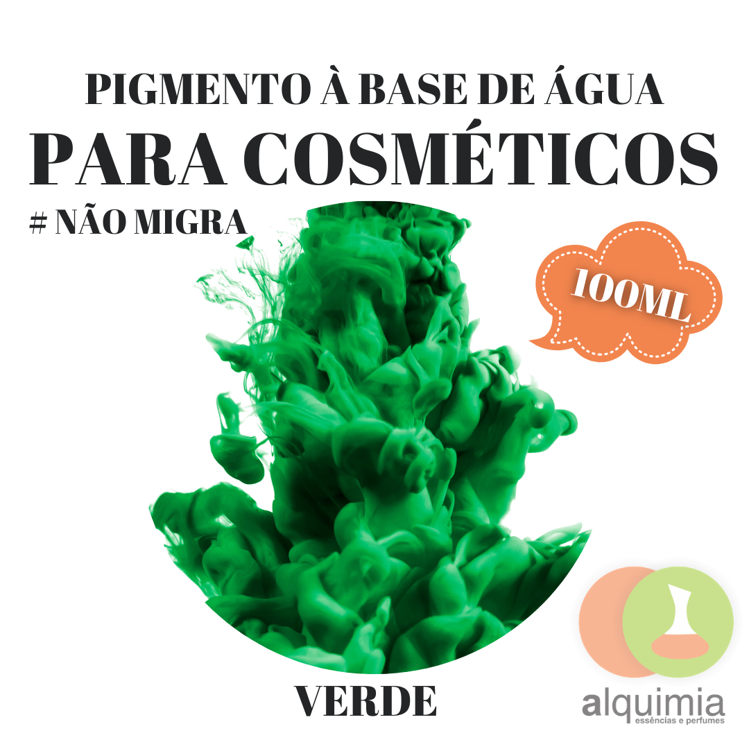 Pigmento Verde Para Cosméticos 100ml