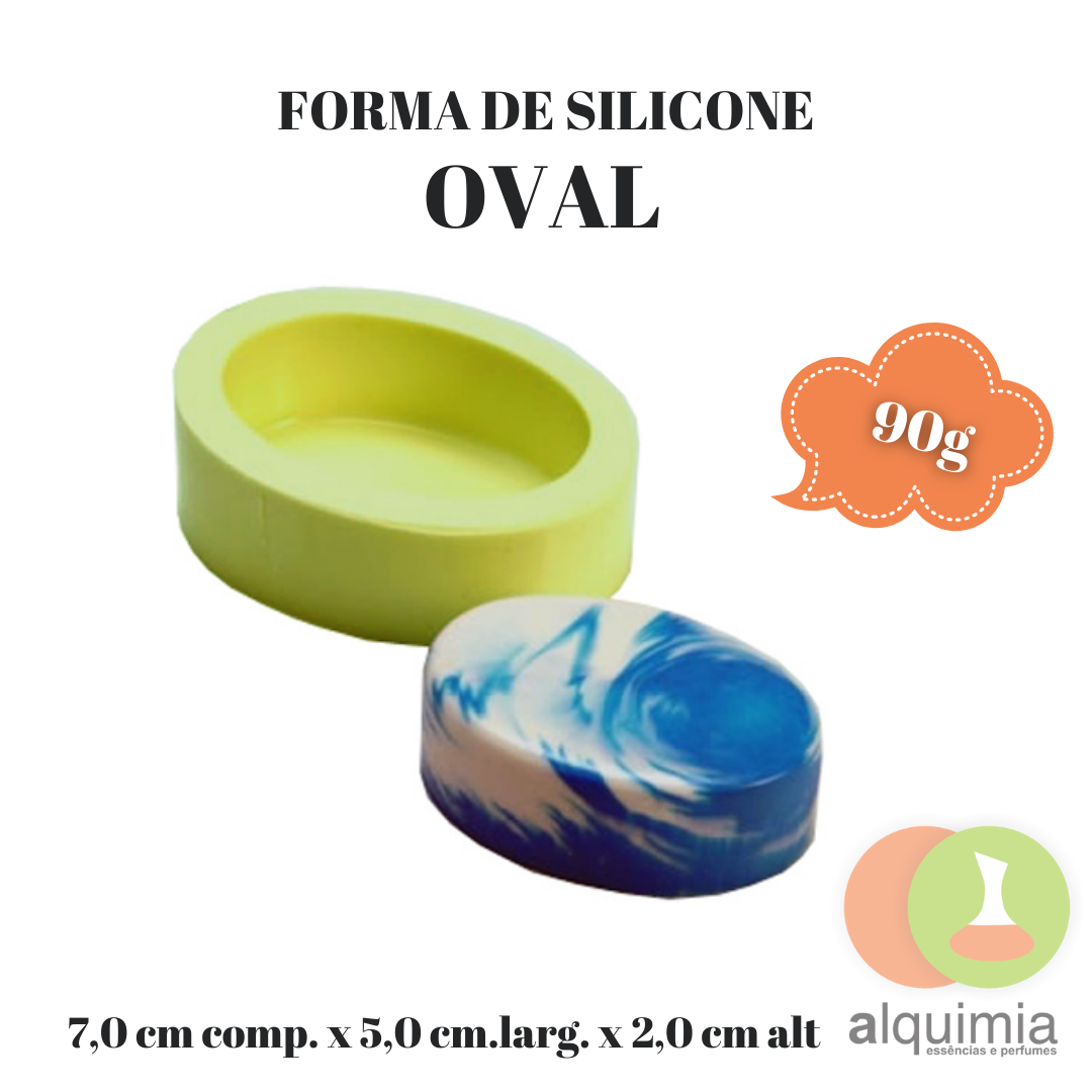 Oval - Forma de Silicone
