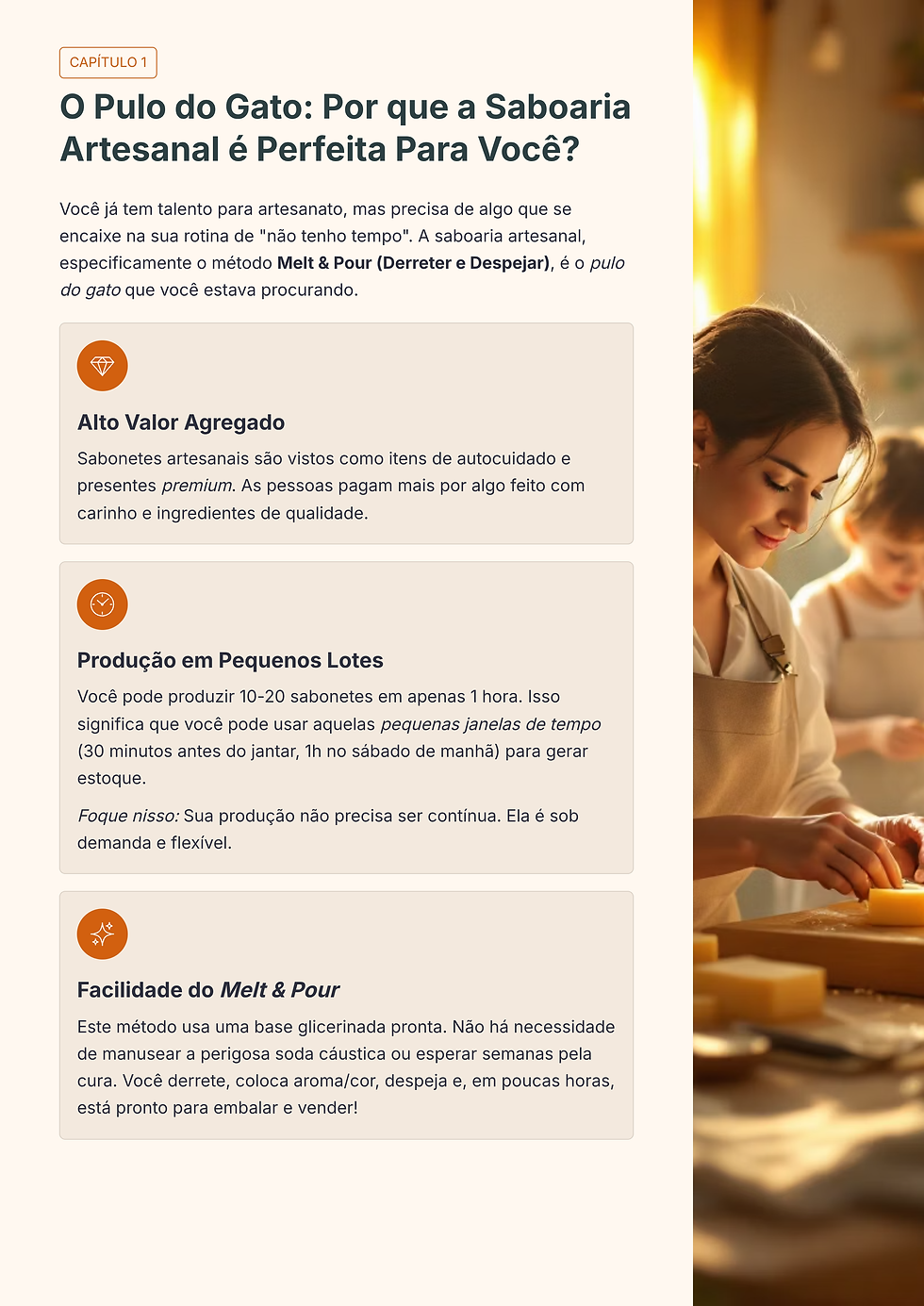 Miniatura: Sabonete Artesanal: Guia Completo da Artesã Sem Tempo.