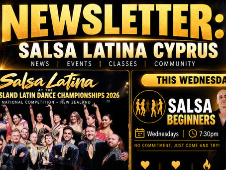 Salsa Latina Cyprus - News & Updates Post: 22 September 2026: