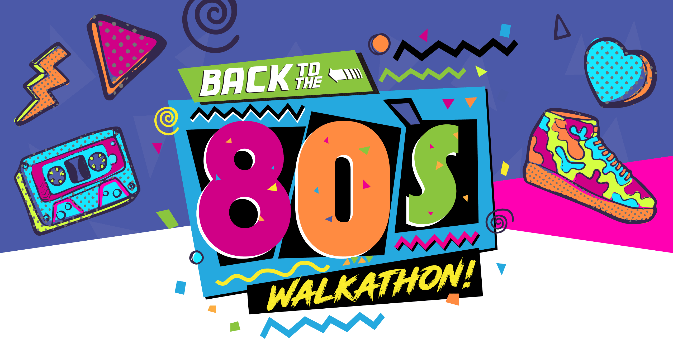 stm walkathon - "back to the 80s!