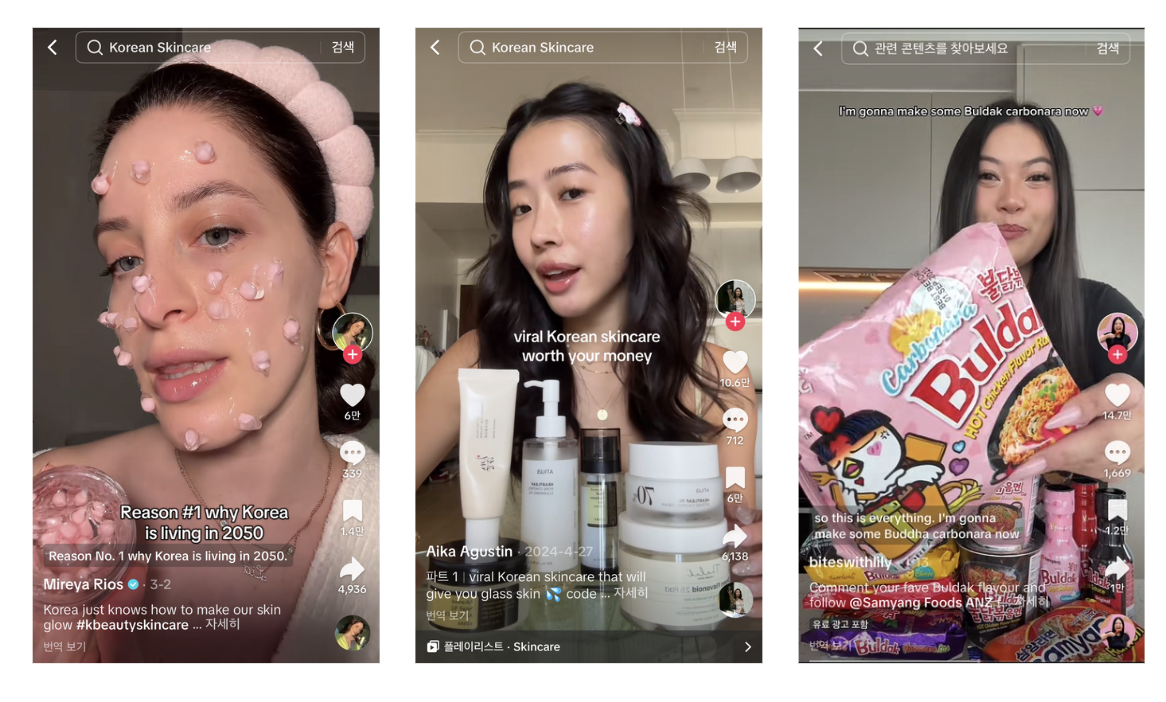 틱톡 인플루언서 시딩 사례와 브랜드 노출