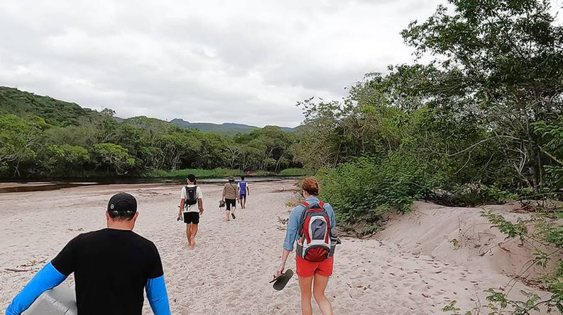 Caminhada em prainha