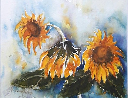 #Sunflowers €50_29x23,5cm_11,41x9,05inch