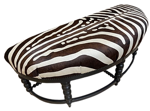 Zebra Ottoman