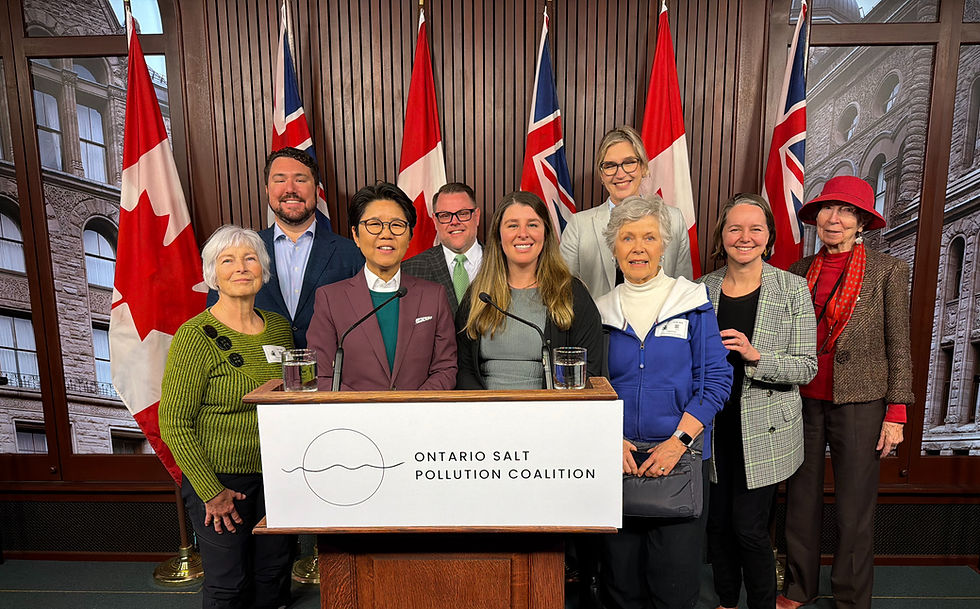 The Ontario Salt Pollution Coalition is bringing together environmentalists, industry professionals, and politicians to get provincial action on salt pollution.