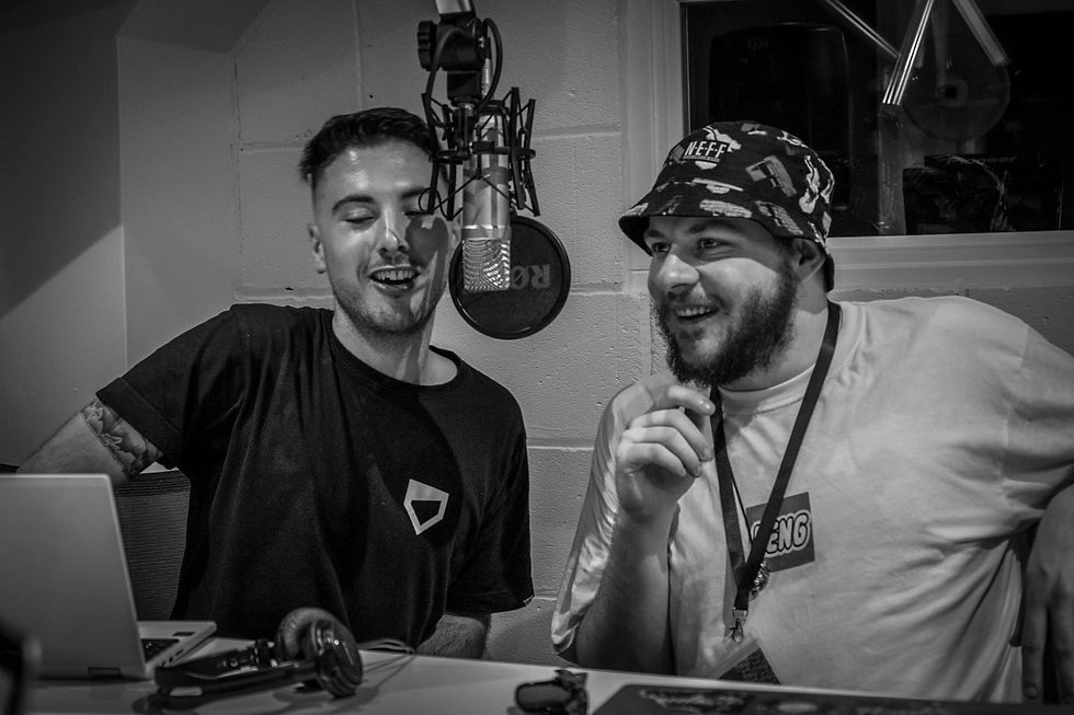 KXVU & Josh at the Radio Station
