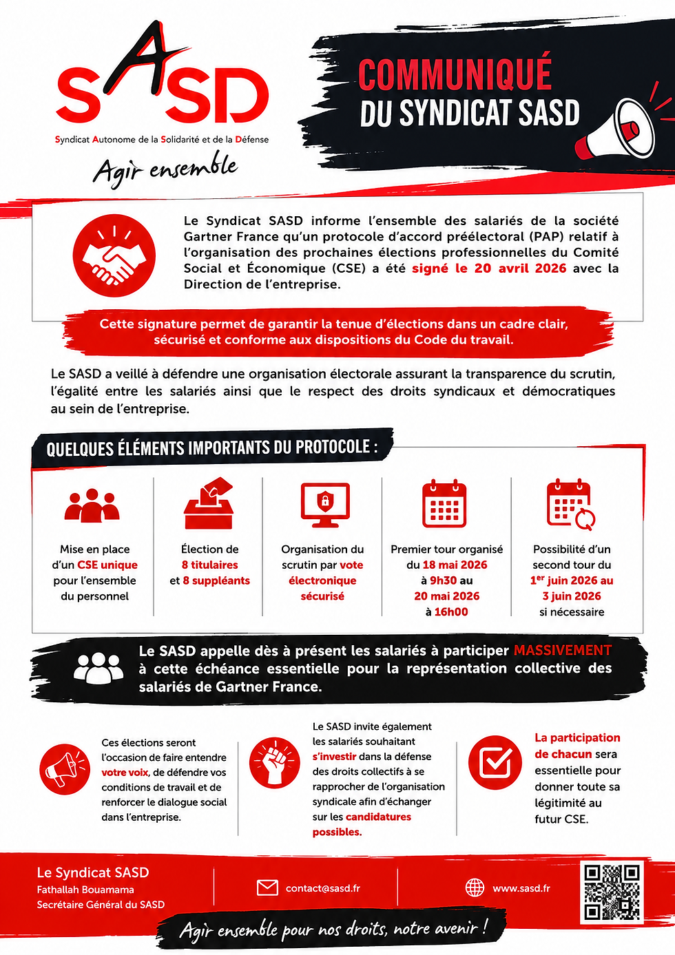 Communiqué du SASD - GARTNER