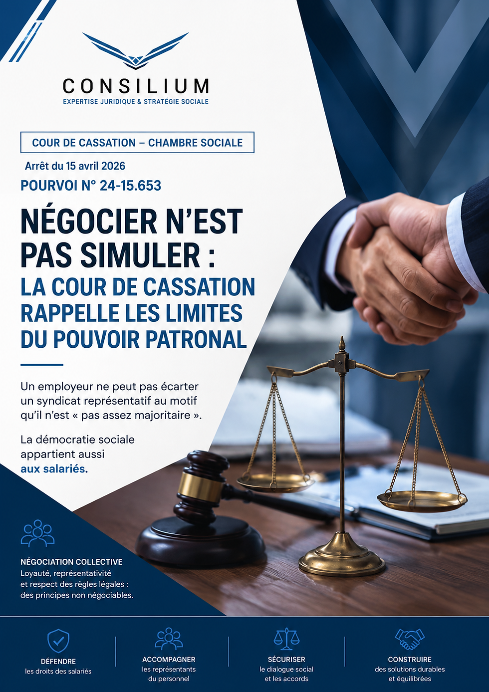 Négociation collective : la Cour de cassation rappelle qu’un employeur ne peut pas écarter un syndicat représentatif parce qu’il n’est « pas assez majoritaire »