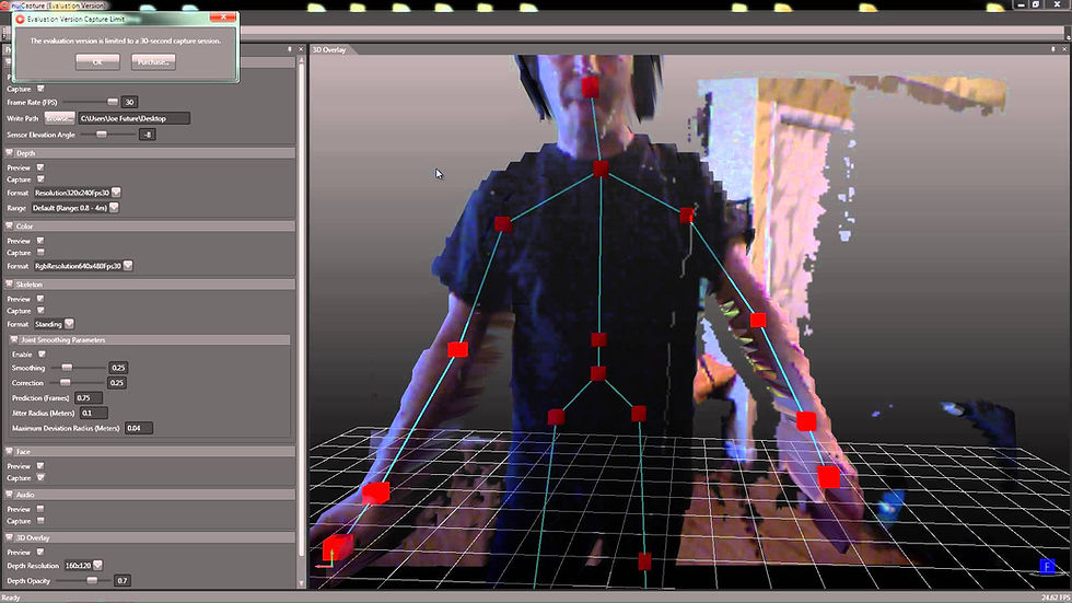 Kinect Motion Capture Software