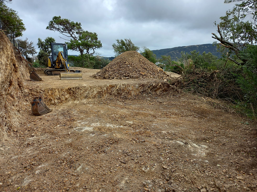 The SIP Stepped House - Earthworks