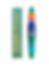 starr'd athletics shiner sticks color sunscreen spf30 eyeblack with moisturizer mineral-based green teal