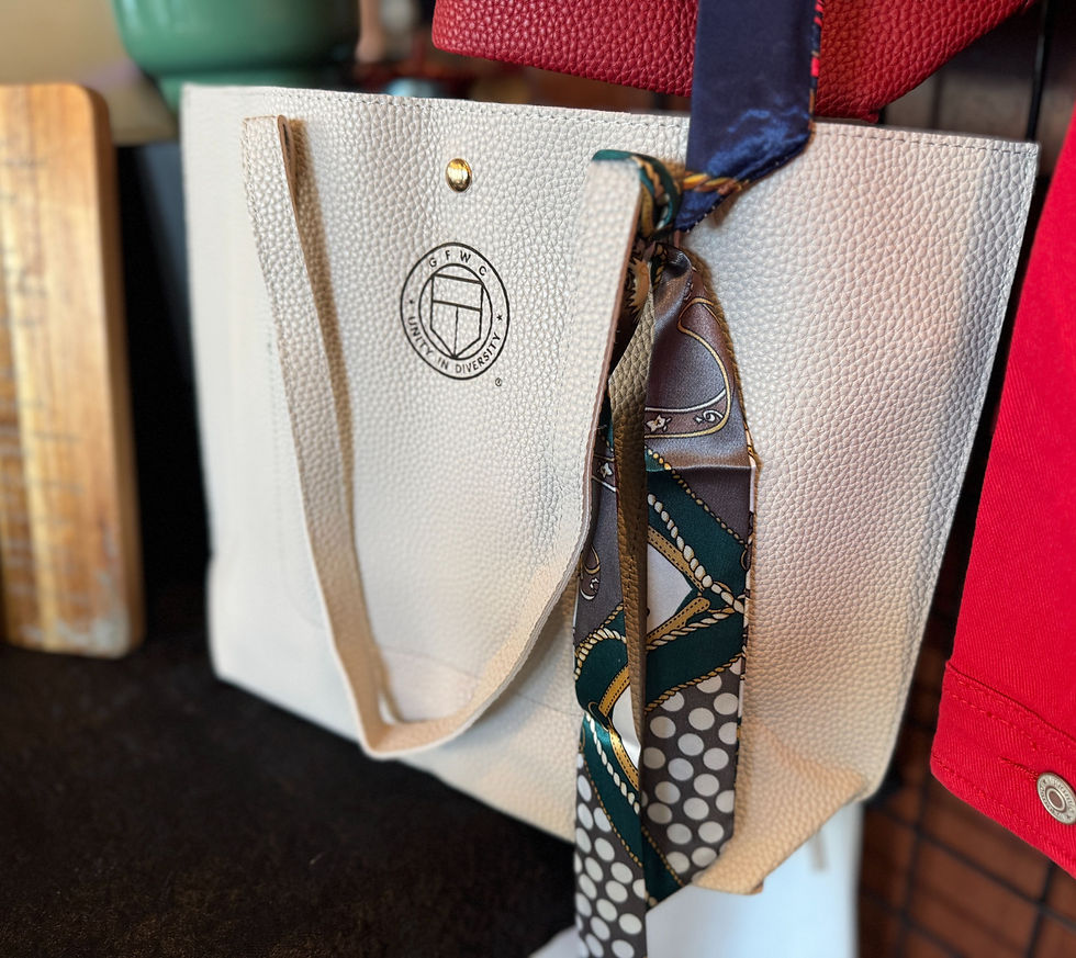Thumbnail: GFWC Tassel Handbag