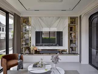 ผลงานออกแบบห้องนั่งเล่น 25Design