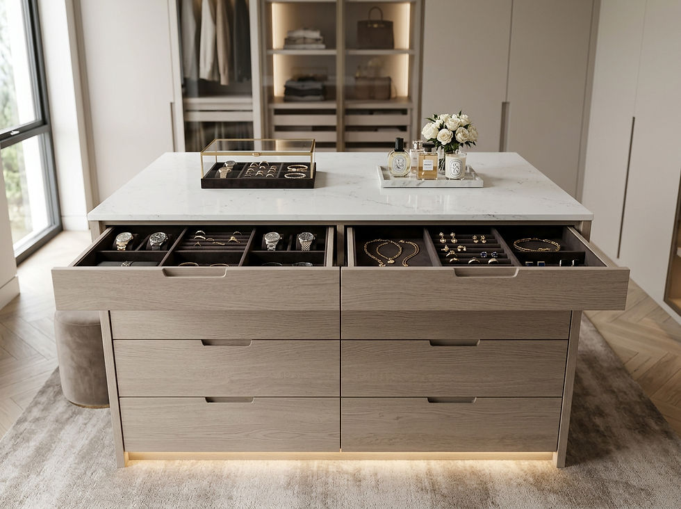 Island Drawer ตรงกลางห้อง