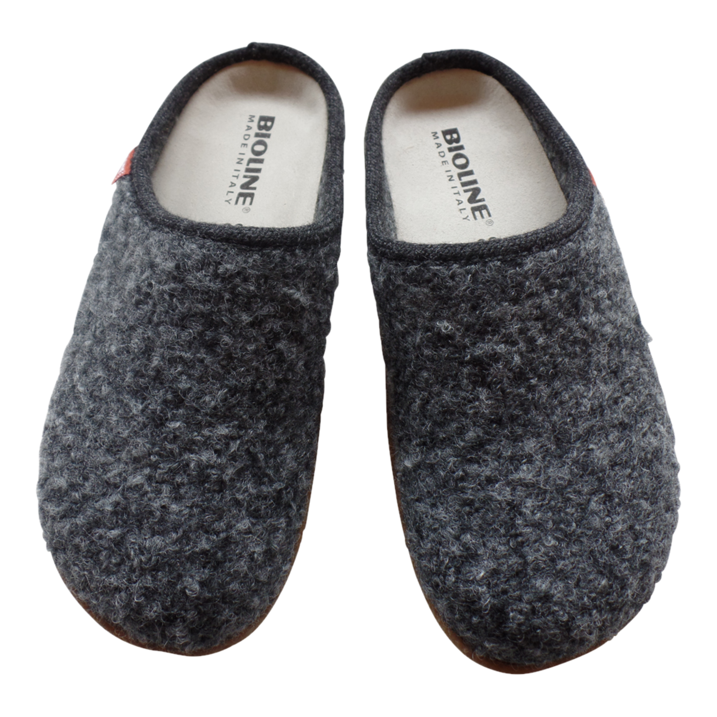 BIOLINE (E) 3020 KAPPA ANTHRAZIT HAUSSCHUH / PANTOFFEL WOLLFILZ