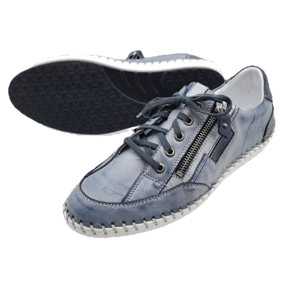 Miniaturbild: Krisbut (E) Schnürer 5602-4-1 Blau-Gemischt mit Reißverschluß