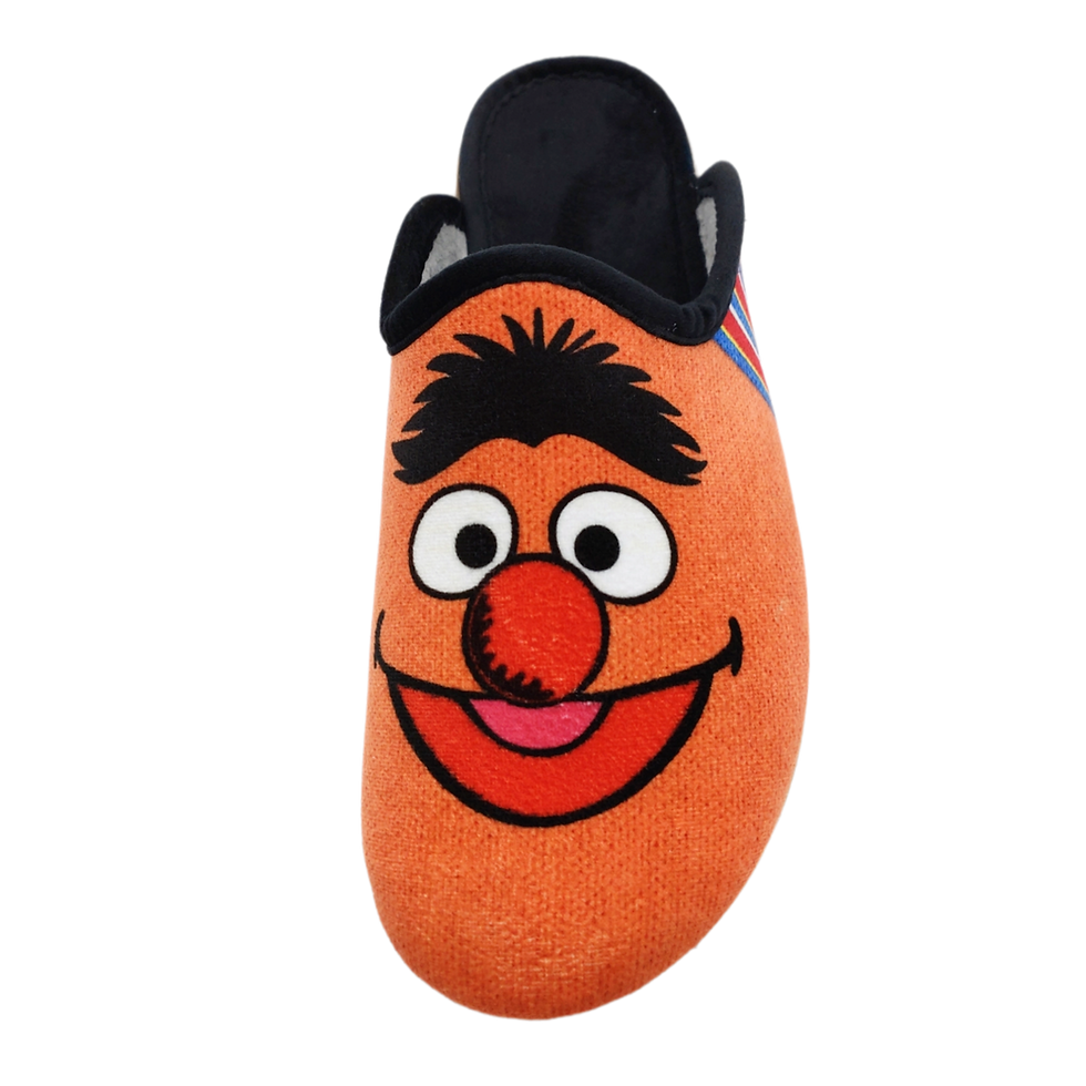 Miniaturbild: ALBEROLA (E) HAUSSCHUH / PANTOFFEL HELLE SOHLE AC9747A COMIC-DRUCK