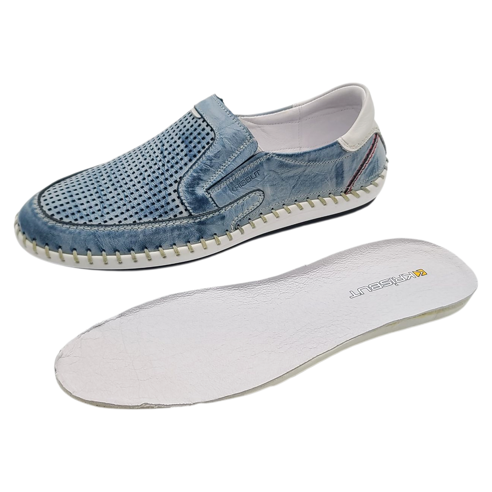 Miniaturbild: Krisbut (E) Slipper 5732-2-1 Blau gebrusht