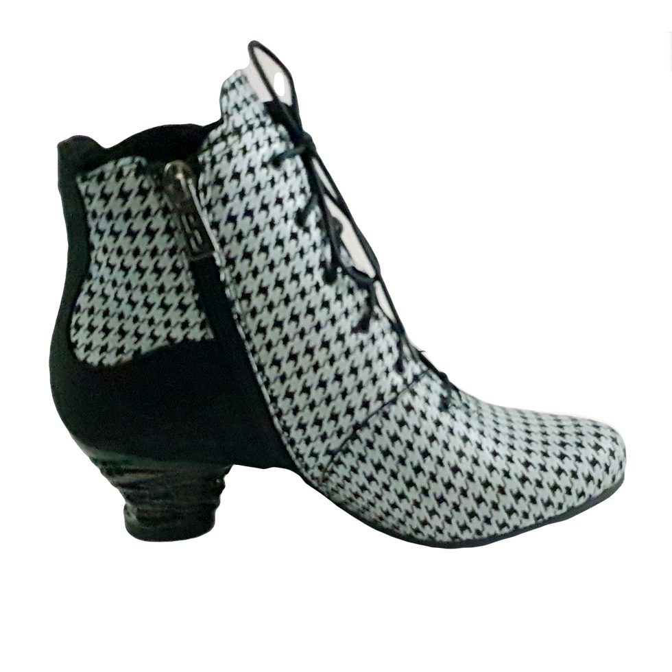 Miniaturbild: SIMEN (E) Komfort-Stiefelette 3032A Weiß/Schwarz Weite G