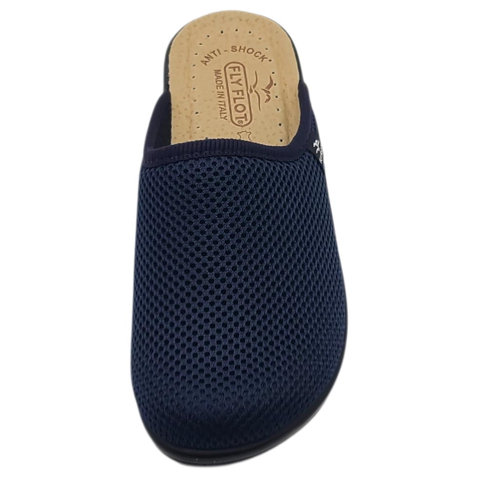 Miniaturbild: FLY FLOT PANTOFFEL / HAUSSCHUH  BLU GESCHLOSSEN T4-368-FE